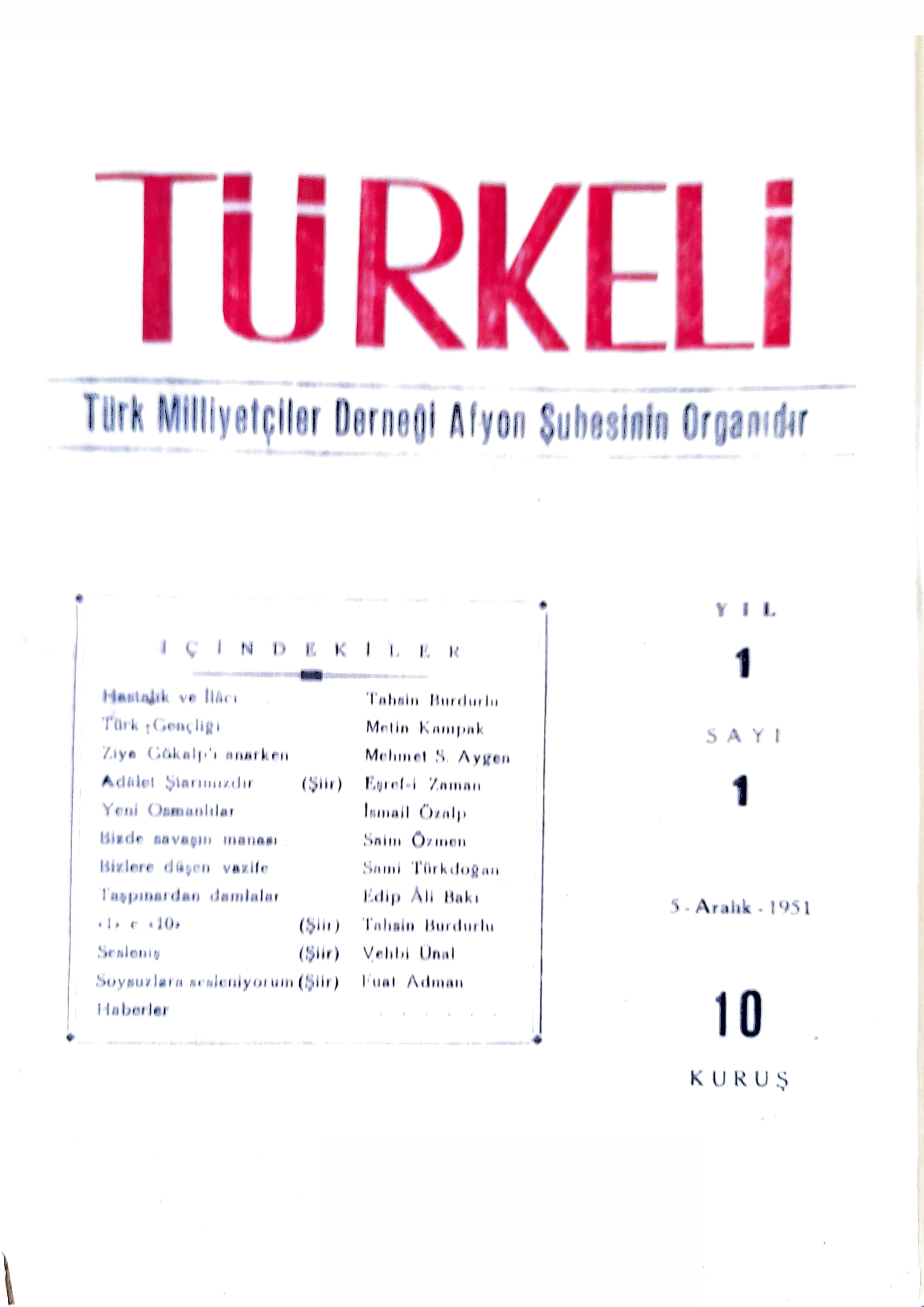 Türkeli (1951 - 53)}